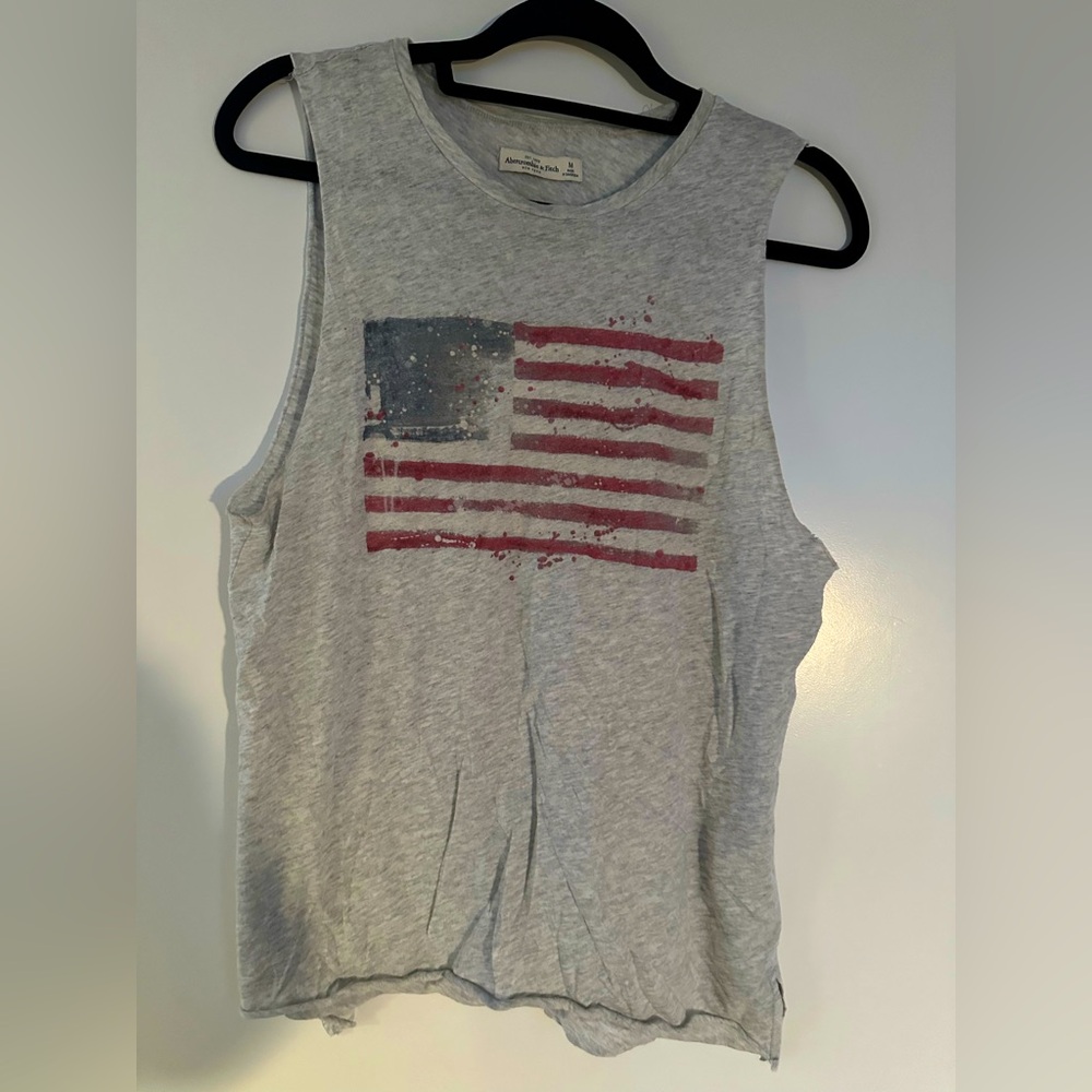 USA Vintage American Flag Tank top